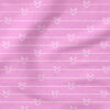 Bunny Stripe (Bright Pink) | Children Fabric Design | Julie Storie Designs